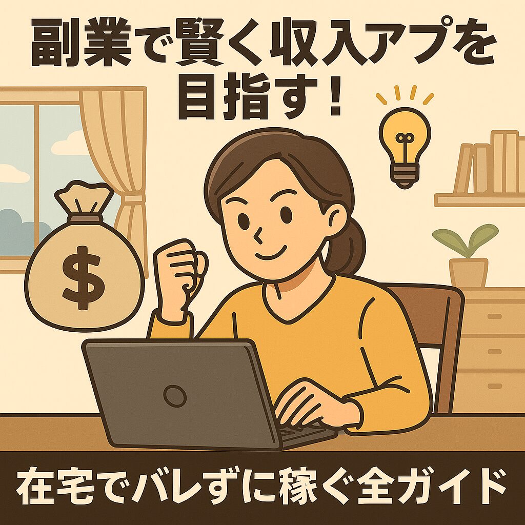 副業で賢く収入アップを目指す！在宅でバレ
